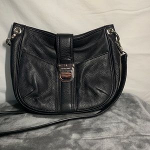 Michael kors crossbody all black purse